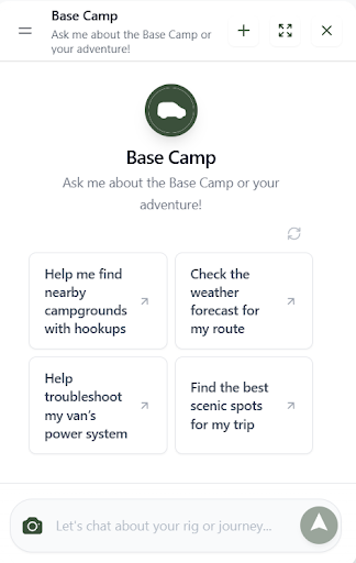 This is the partnered view for AVC Rig's agent Base Camp.